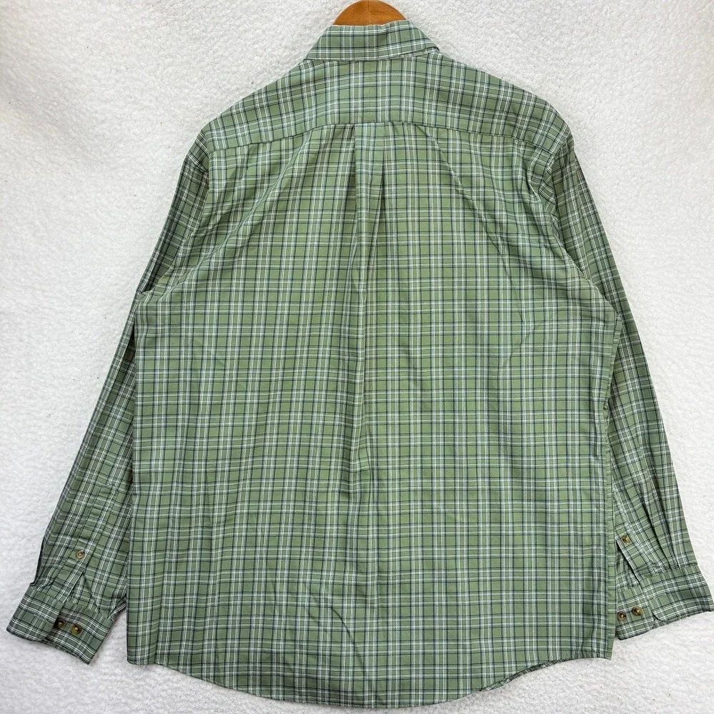 L.L.Bean Button Down Shirts Men's L Red Green Plaid Long Sleeve Casual Lot of 5 - Picture 16 of 16